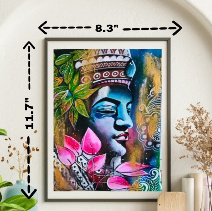 Anahata Designs Hand Painted Acrylic Canvas 11.7 inch x 8.3 inch Painting  Price in India - Buy Anahata Designs Hand Painted Acrylic Canvas 11.7 inch  x 8.3 inch Painting online at