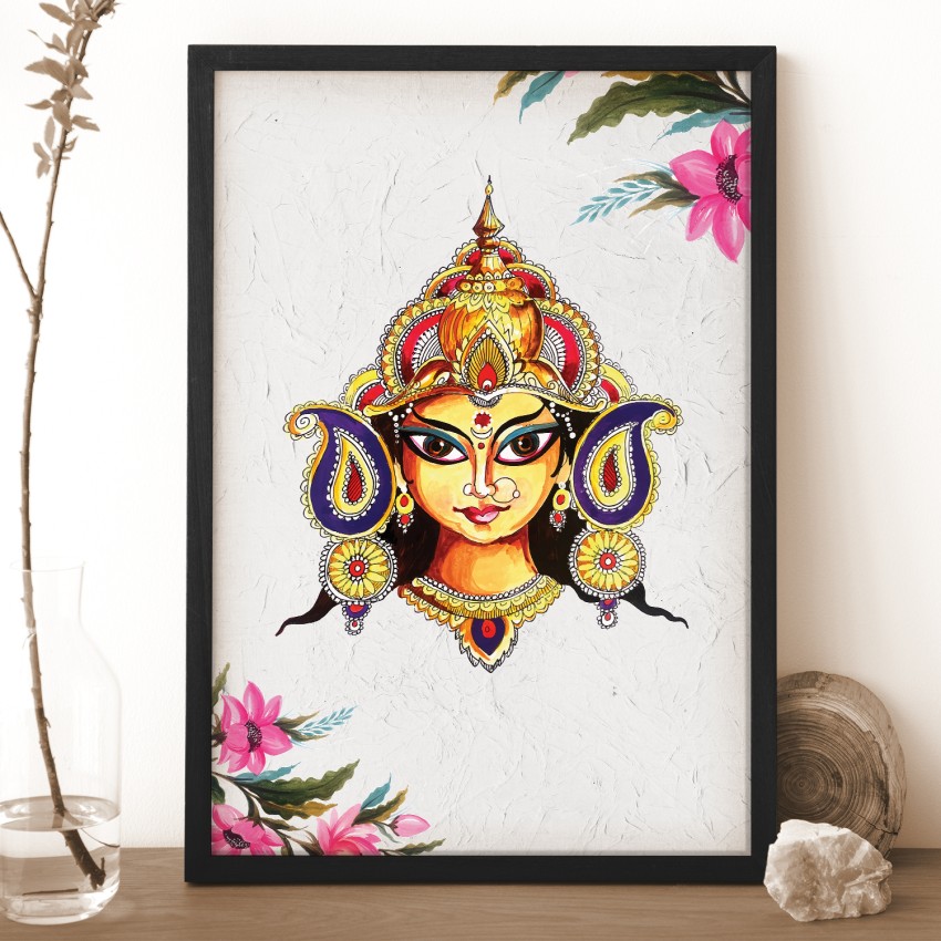 Durga  Durga Asura Vadh Drawing  Gallery of Gods
