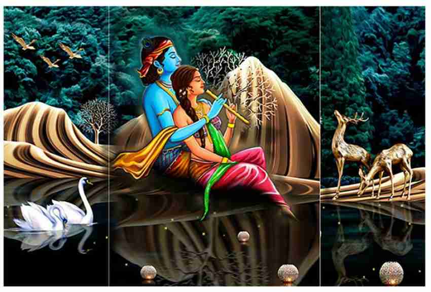 radha krishna paintings oil