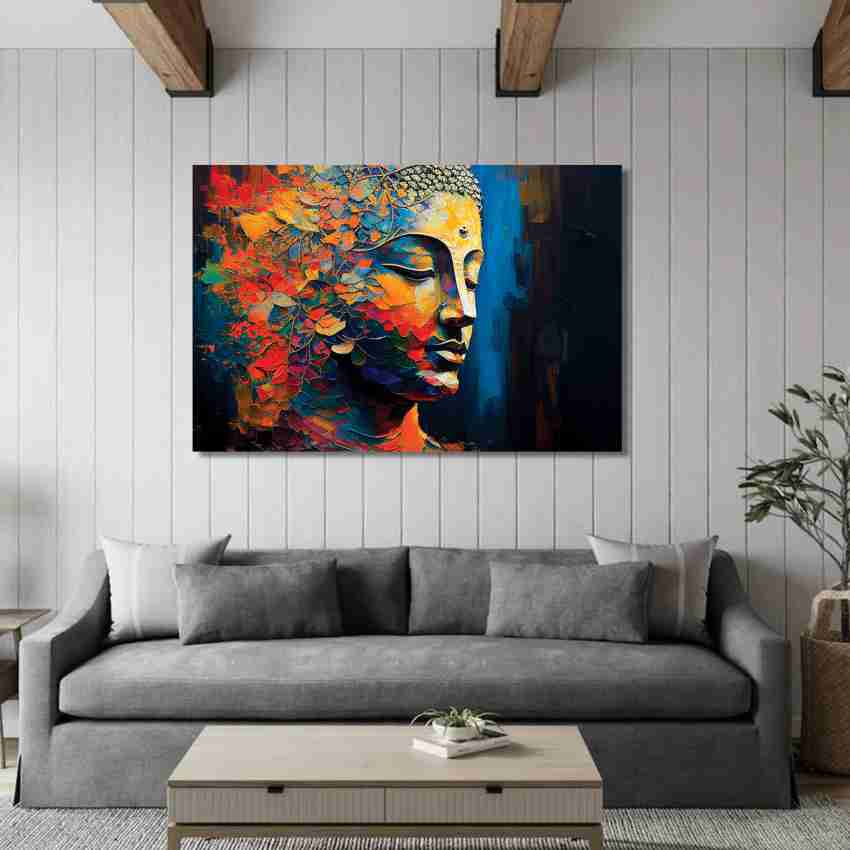 Kotart Large Vibrant Canvas Paintings For Living Room Wall Décor 21 Inch X Painting In India