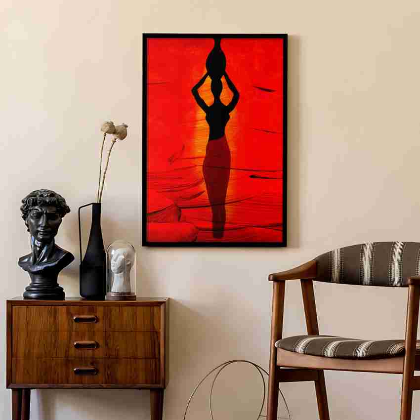 Ritwika's Modern Art Tribal Village Lady, Women Multicolored Wall Art  Painting Digital Reprint 13.5 inch x 9.5 inch Painting Price in India - Buy  Ritwika's Modern Art Tribal Village Lady