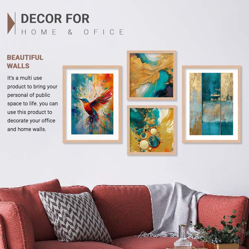 KOTART Aesthetic Decorative Wall Decor Painting with Frame for Home - –  Kotart