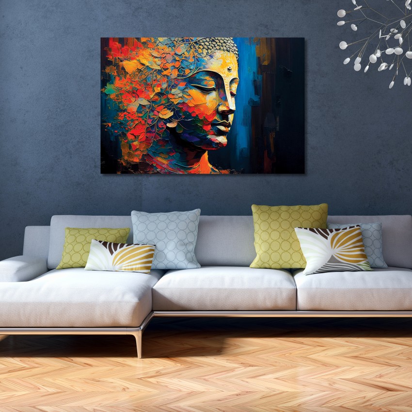 Kotart Large Vibrant Canvas Paintings For Living Room Wall Décor 21 Inch X Painting In India