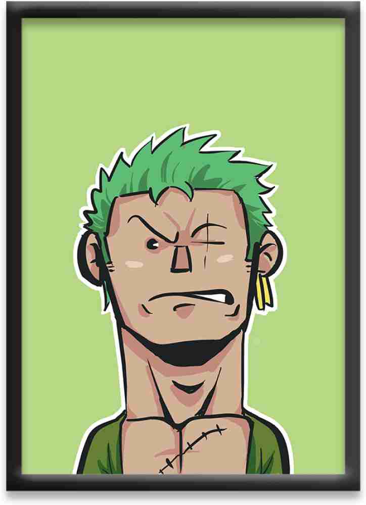 Jurojin Junction Roronoa Zoro, One Piece, Digital Wall Art Digital  Reprint 11.8 inch x 8.3 inch Painting Price in India - Buy Jurojin Junction  Roronoa Zoro, One Piece