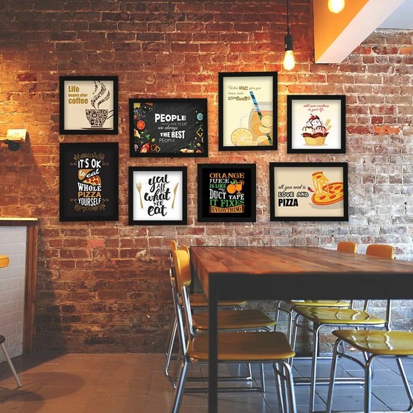 ArtArrow Food Wall Posters Frame for Restaurant Cafe Bar Hotel