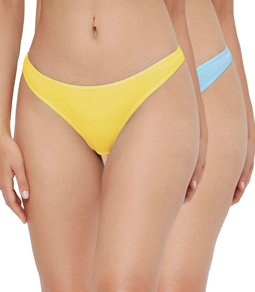 Yellow Women Panties Bikini - Buy Yellow Women Panties Bikini online in  India