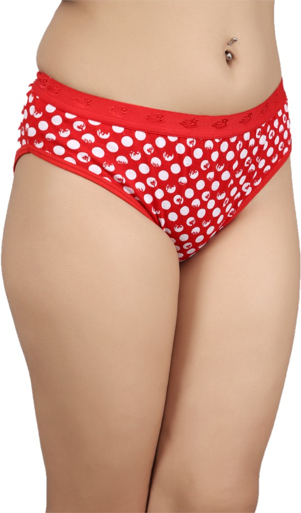 ALPHAWING Women Hipster Red Panty - Buy ALPHAWING Women Hipster Red Panty  Online at Best Prices in India