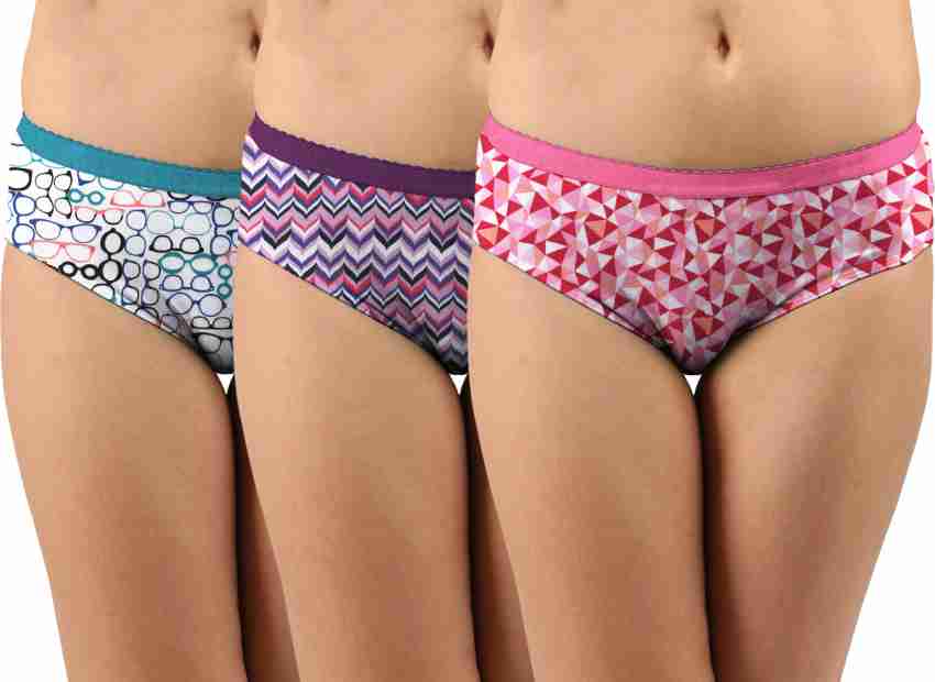 Buy ELK Pack Of 6 Solid High Waist Hipster Panty - Multi Online at Low  Prices in India 