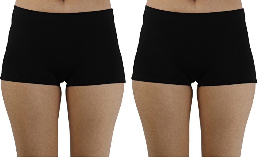 Lycra Cotton Plain Diving Deep Women Boy Shorts Full Panty (Black) at Rs  65/piece in New Delhi