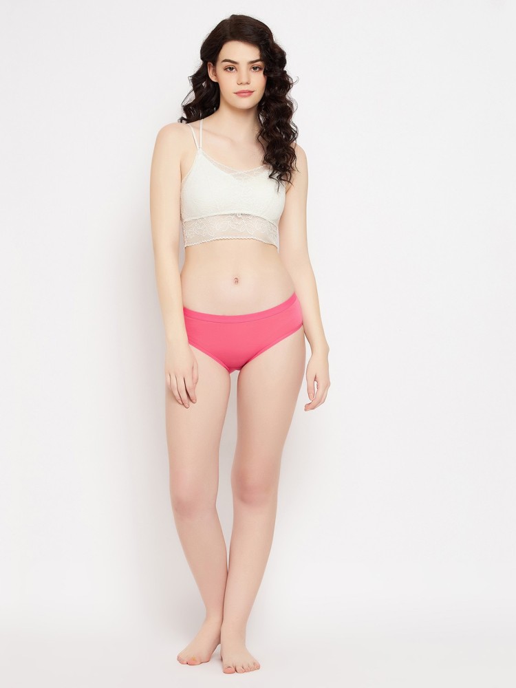 Buy Clovia Women Bikini Pink Panty Online at Best Prices in India
