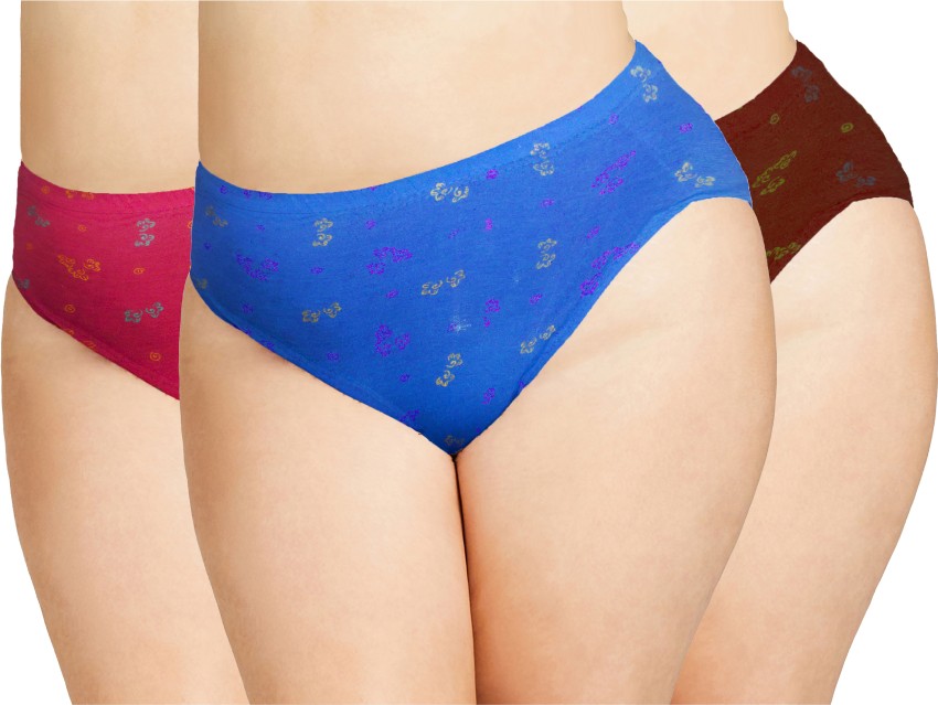 Buy VANILLAFUDGE Women's Cotton Blend Innerwear Padded Panties