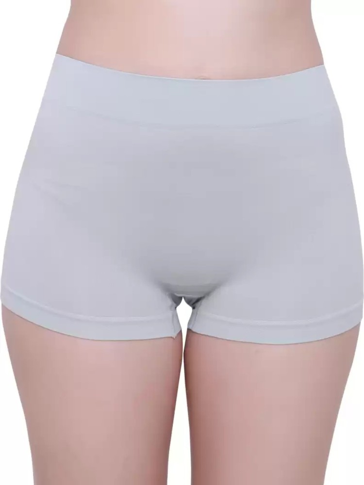 Molasus Womens Boxer Briefs Underwear Cotton Boy Shorts Panties 3 Pack,  Multicol