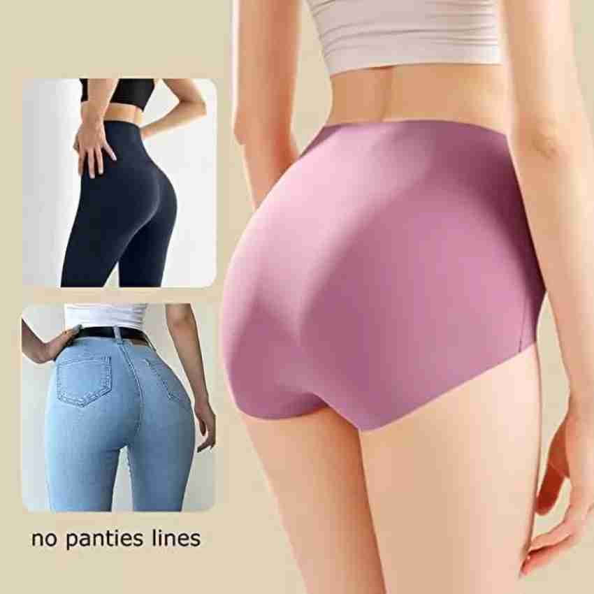 Buy SHAPERX Womens Seamless Underwear No Show Cool Stretch Hipster Panties  Low No Panty Line Pack of 4 Multicolour (S) at