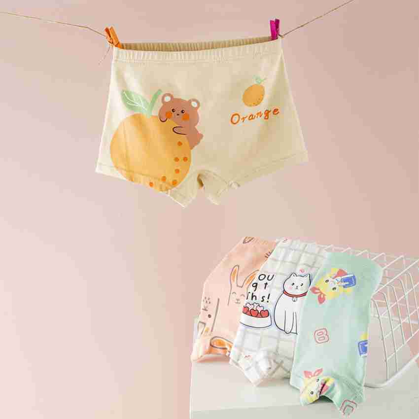 Buy ayushicreationa Girls Kids Underwear Summer Breathable Baby Underwear  Soft Breathable Boxers Cotton Cartoon Children's Underwear for Underpants  Briefs Pants. (M, 2 PC, Multi Color & Design) at