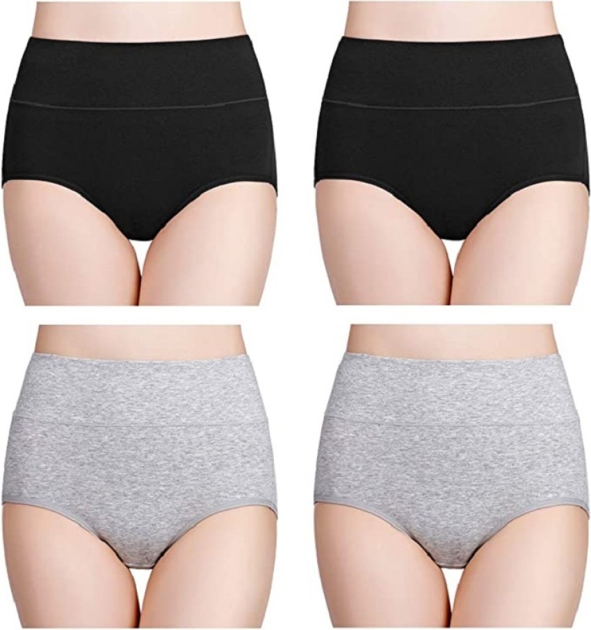 PLUMBURY® Women's/Girl's Cotton Seamless Panty Combo Brief Hipster Panty  (Pack of 3)
