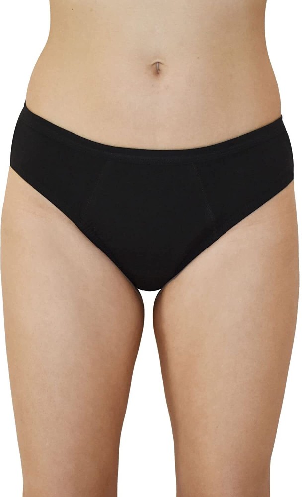 Qnix High Cut Period Underwear Women Hipster Black Panty - Buy Qnix High  Cut Period Underwear Women Hipster Black Panty Online at Best Prices in  India