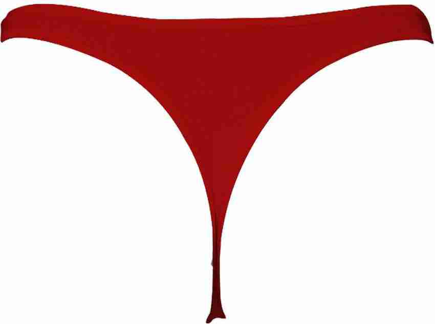 THE BLAZZE Women Thong Red Panty - Buy THE BLAZZE Women Thong Red Panty  Online at Best Prices in India