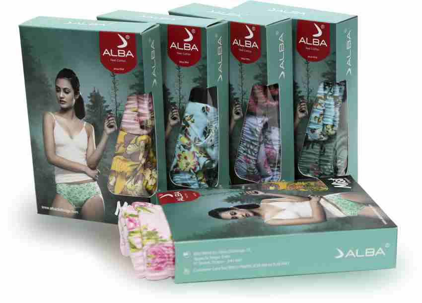 Buy ALBA Classic - 100% Cotton - Multicolor Panties for Women(85