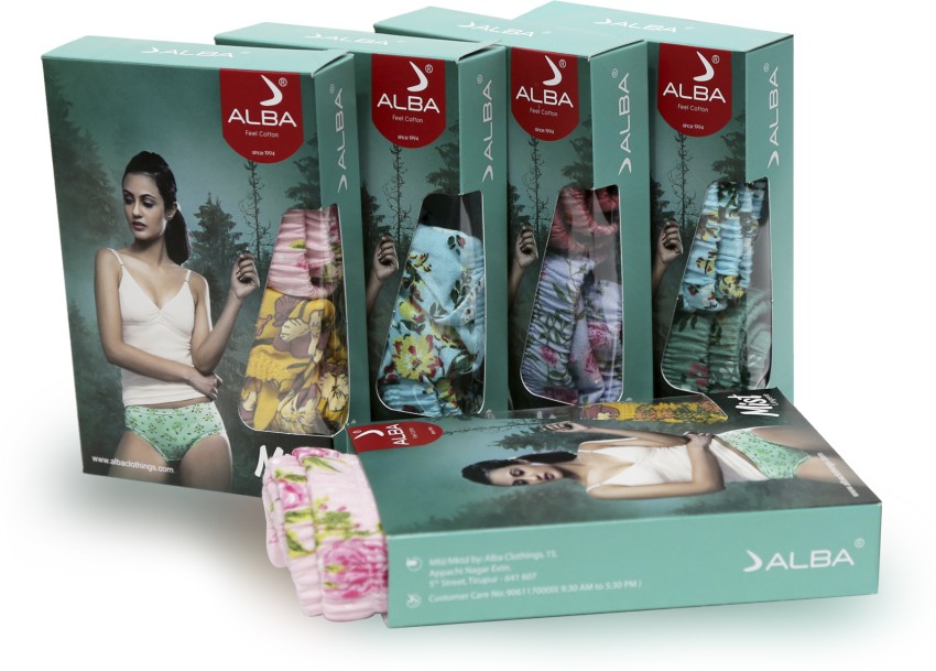 Buy ALBA Petals - 100% Cotton - Multicolor Panties for Women(95 cm