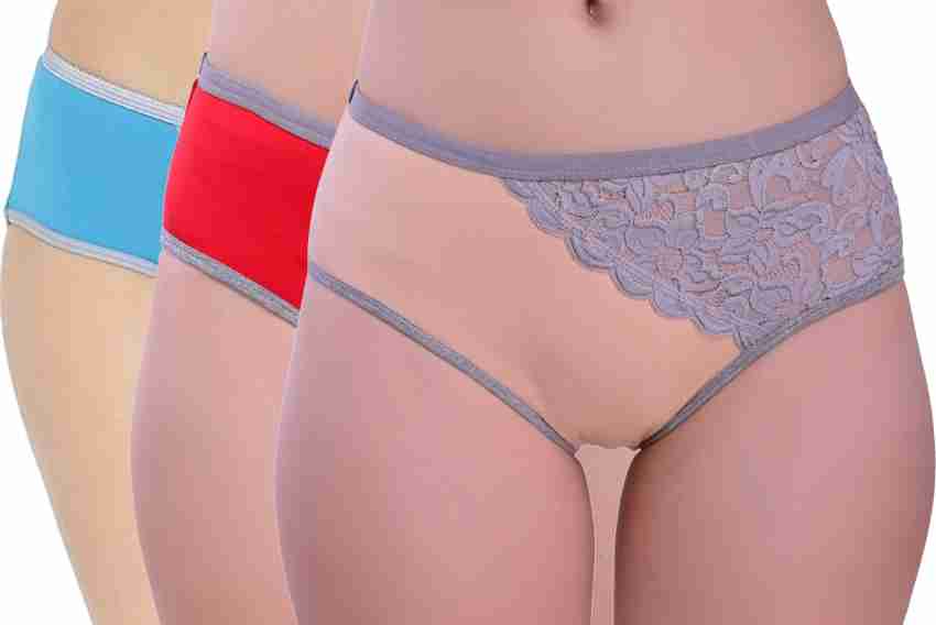 Buy ELEG & STILANCE Mid Waist Cotton Blend Hipster Panty for Women