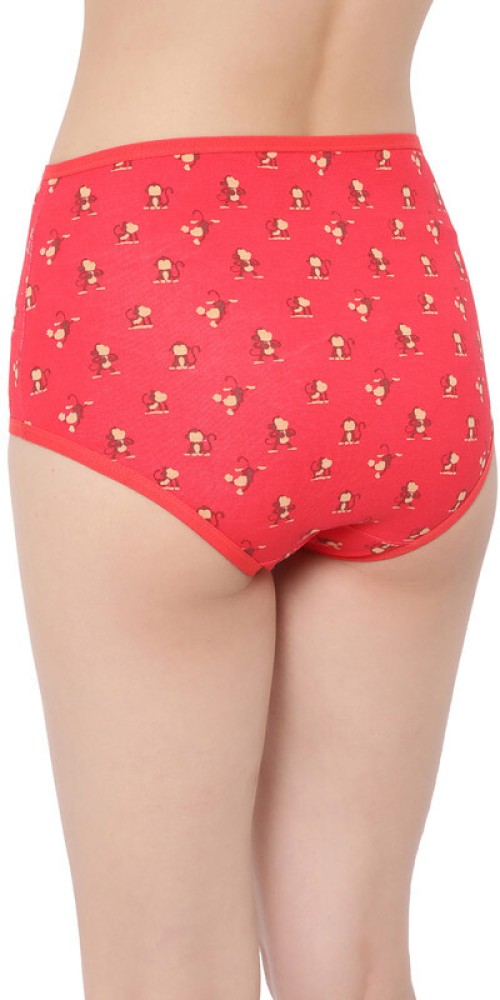 Clovia Women Hipster Red Panty - Buy Clovia Women Hipster Red