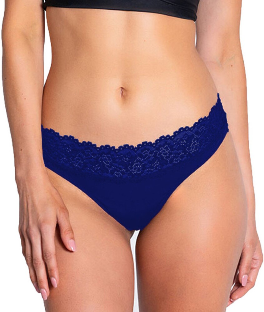 Sexy Lace Navy Blue Cheeky Panty