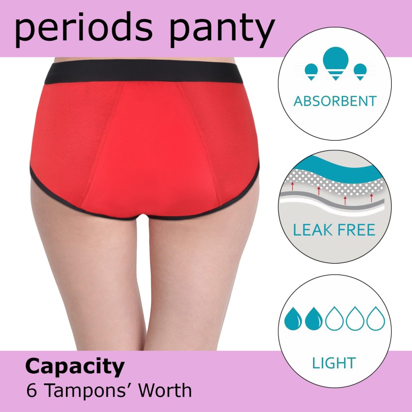 CareDone Women Periods Red Panty - Buy CareDone Women Periods Red Panty  Online at Best Prices in India