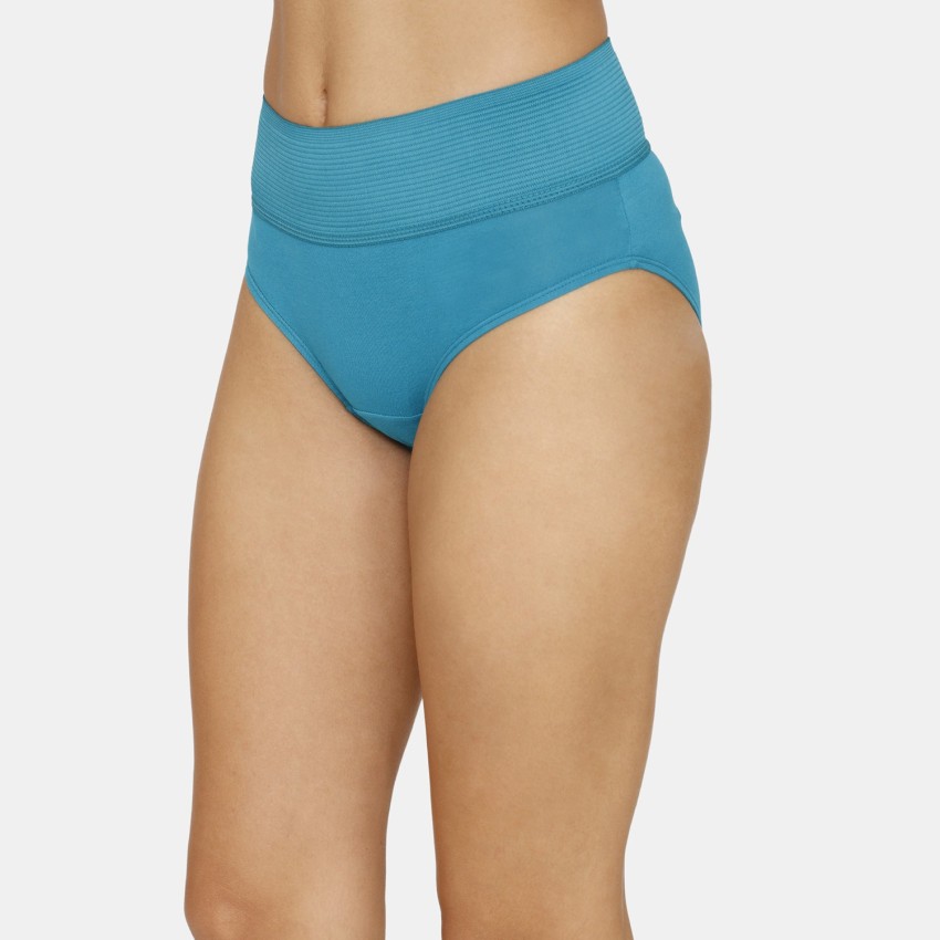 ZIVAME Women Hipster Blue, White Panty - Buy ZIVAME Women Hipster