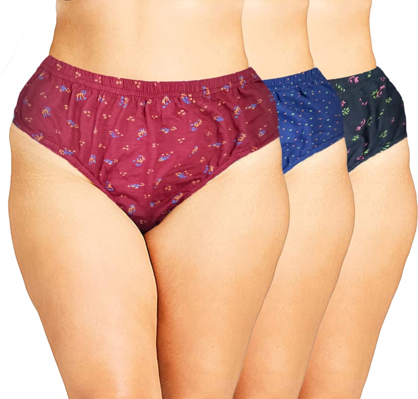 Buy VANILLAFUDGE Multicolor Cotton Panties for Women's (yellow 6xl