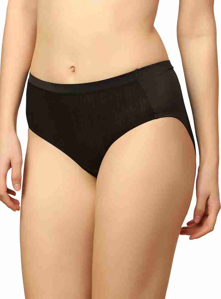 TRIUMPH Women Hipster Black Panty - Buy TRIUMPH Women Hipster