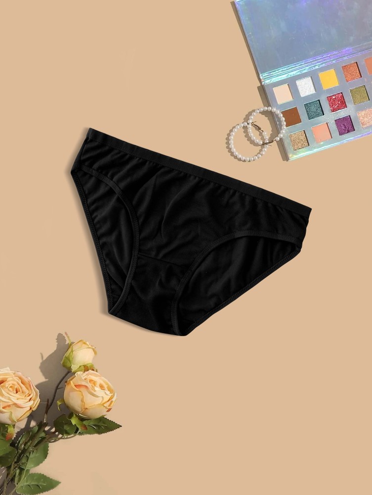 Classic Selection Women Bikini Black Panty - Buy Classic Selection Women  Bikini Black Panty Online at Best Prices in India