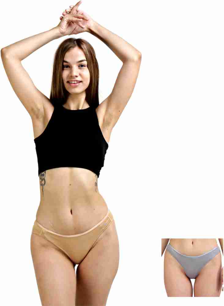 Buy Ashleyandalvis Micro Modal Anti Bacterial Skinny Soft Bikini-no Itching  Sweat Proof Double In-seam Gusset Panties For Women- Pack Of 1 Online In  India At Discounted Prices