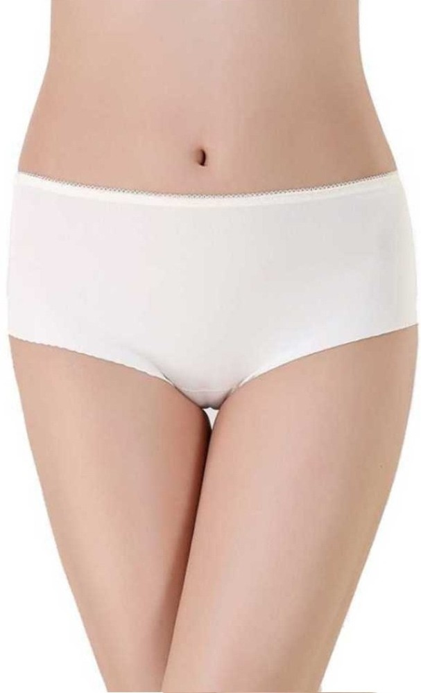 Buy WHITE LACE-UP NYLON HIPSTER PANTY (FS) for Women Online in India