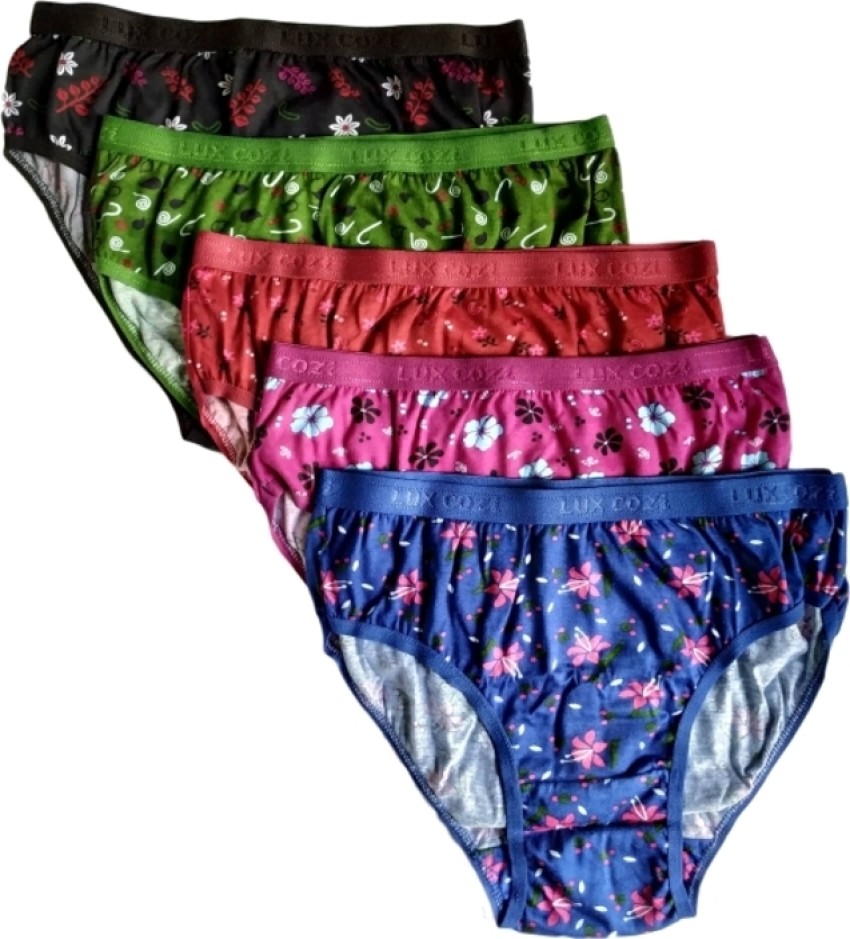 Set of 5 girls' multicolored panties : buy online - Underwear