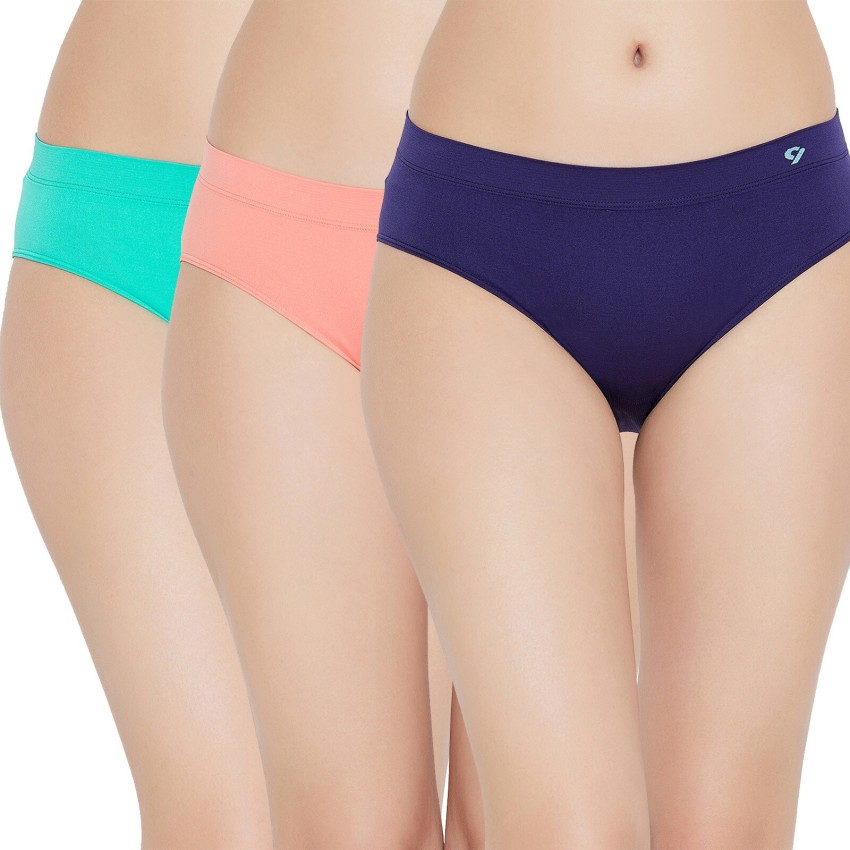 C9 Womens Solid Bikini Panty, (P1119_Pack8_p, Multi Color) in