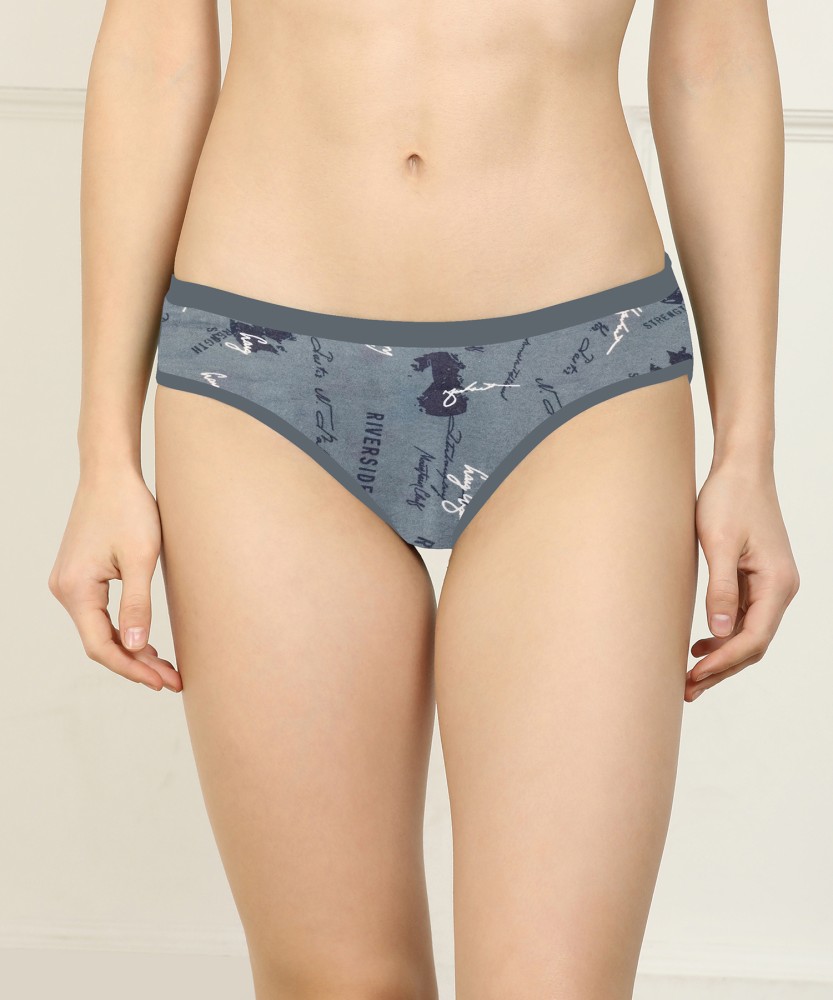 Cup's-In Women Hipster Grey Panty - Buy Cup's-In Women Hipster
