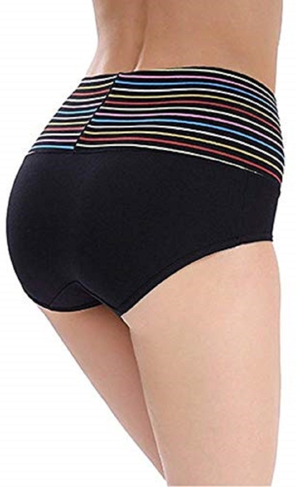 Buy QAUKY High Waist Full Coverage Tummy Control Women Panty(Pack