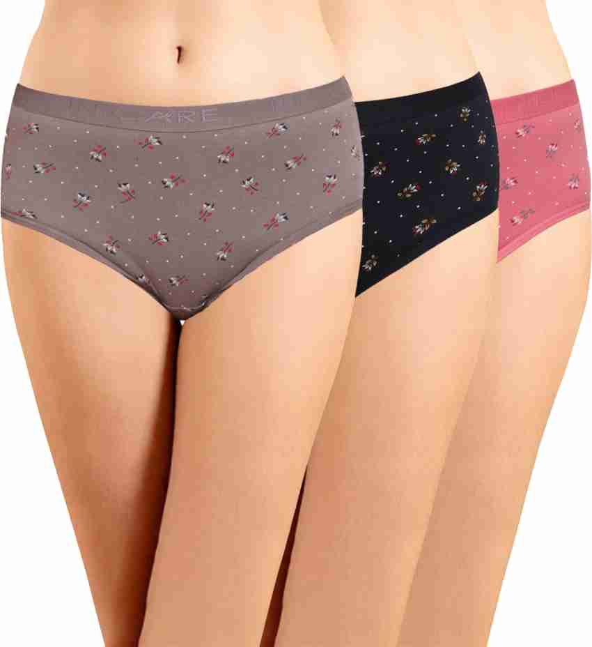  Women Pure Cotton Hipster Panty Multicolor Panties Women Brief  Brief