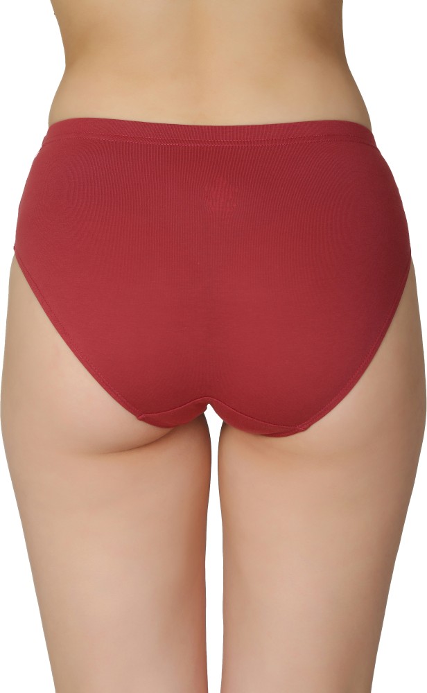 ALPHAWING Women Hipster Red Panty - Buy ALPHAWING Women Hipster Red Panty  Online at Best Prices in India