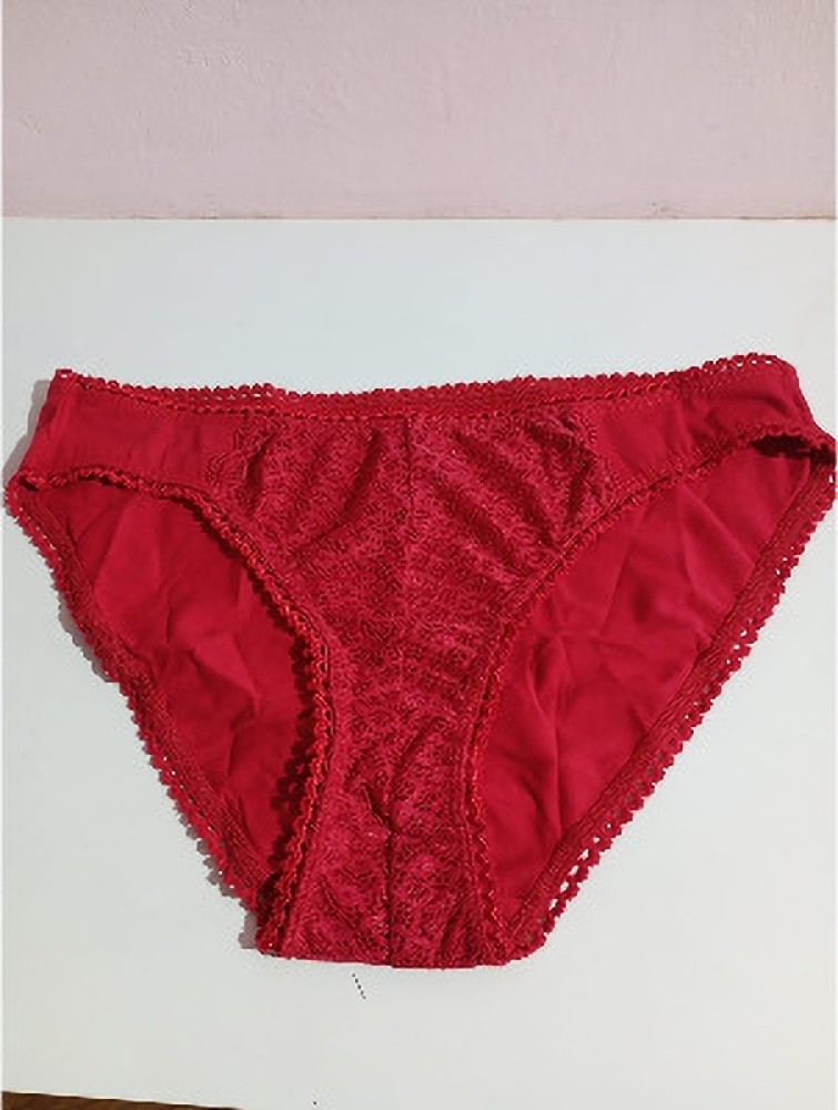 UCLAP Women Bikini Red Panty - Buy UCLAP Women Bikini Red Panty Online at  Best Prices in India