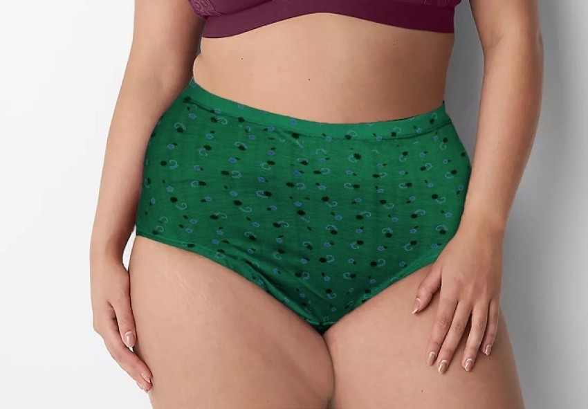 Plain Knoppers Women Hipster Cotton Green Panty Large Size at Rs 251/piece  in Delhi
