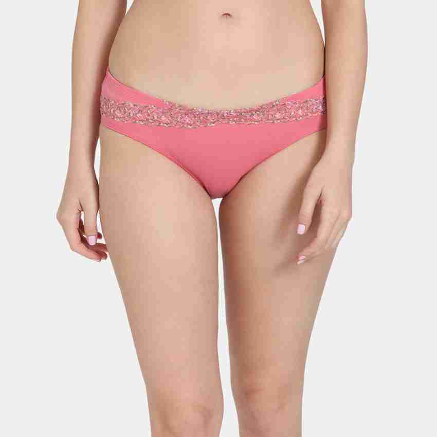 ZIVAME Women Bikini Pink Panty - Buy ZIVAME Women Bikini Pink Panty Online  at Best Prices in India