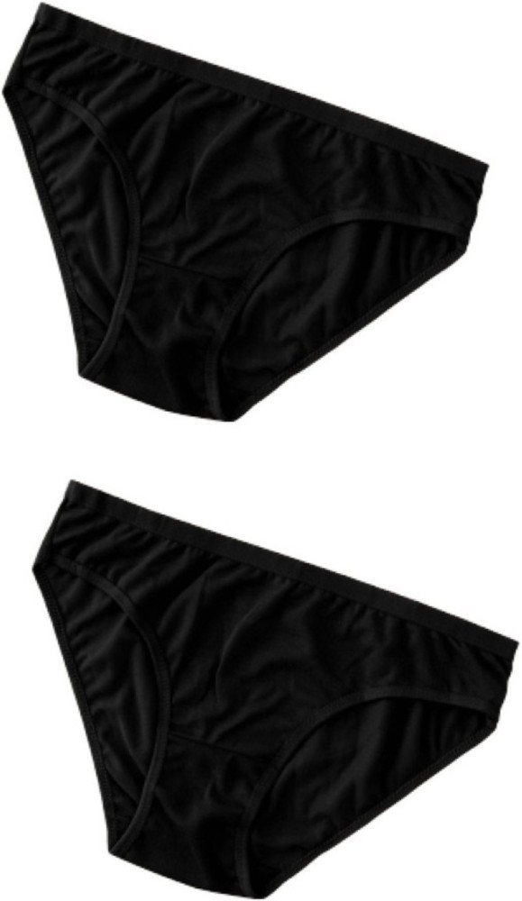 Classic Selection Women Bikini Black, Black Panty - Buy Classic Selection  Women Bikini Black, Black Panty Online at Best Prices in India