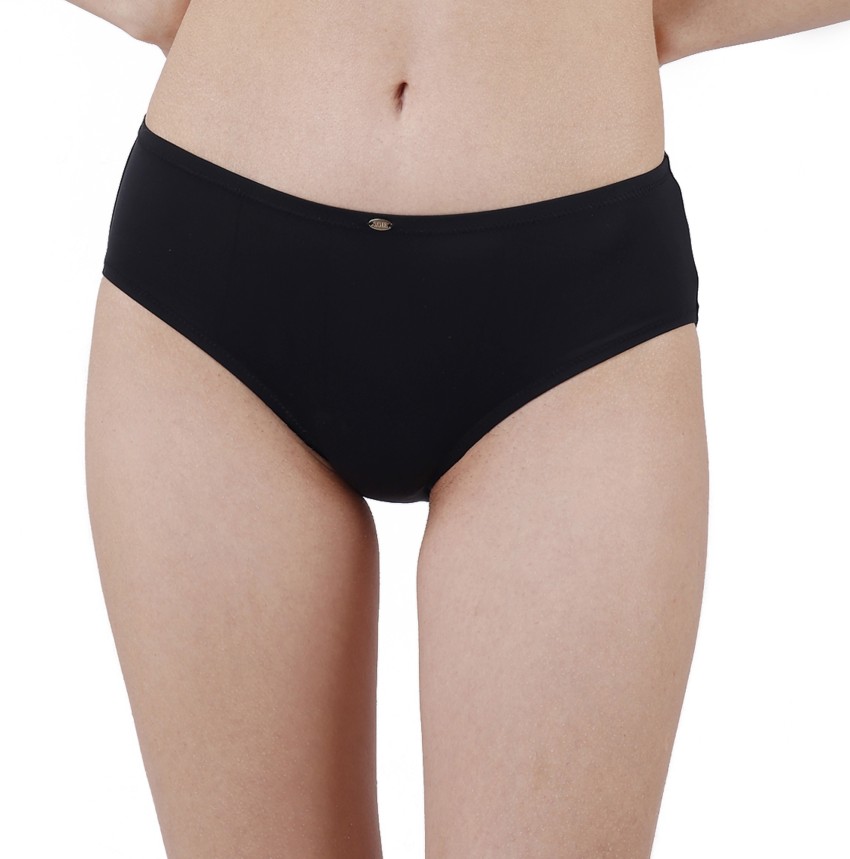 Buy SOIE Cotton Mesh Bikini Panty - Black Online