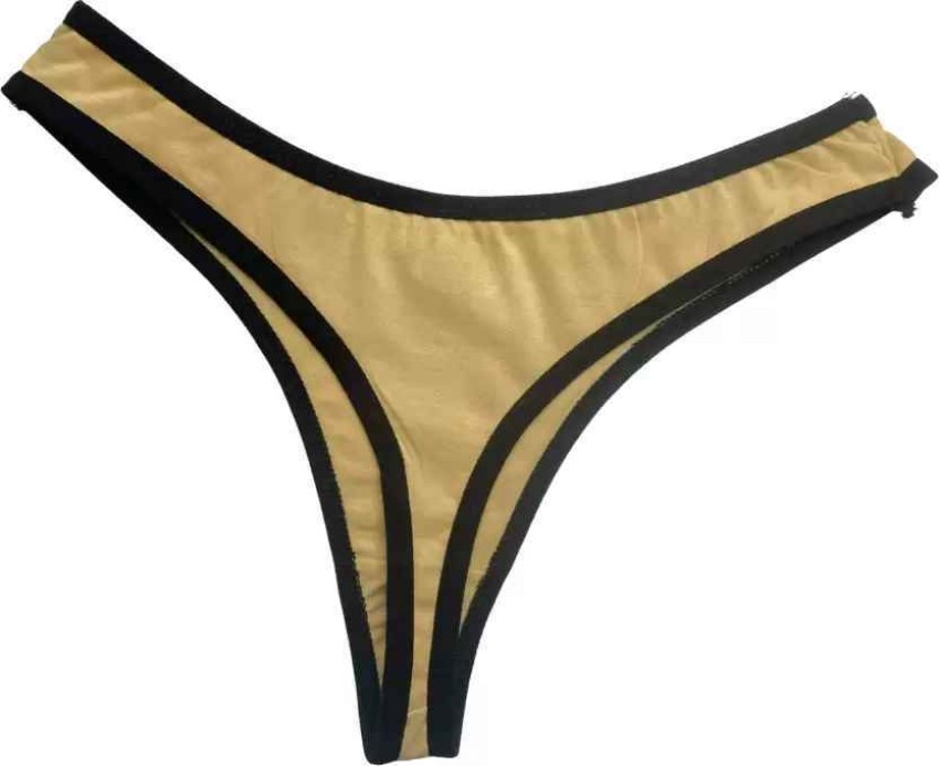 Underfit Women Hipster Beige, Black Panty - Buy Underfit Women