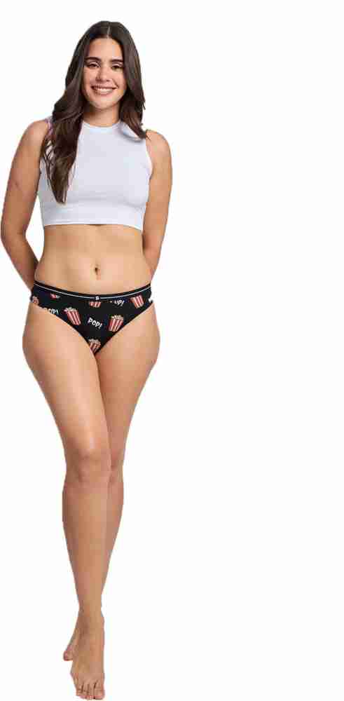 The Souled Store Women Bikini Black Panty - Buy The Souled Store Women  Bikini Black Panty Online at Best Prices in India
