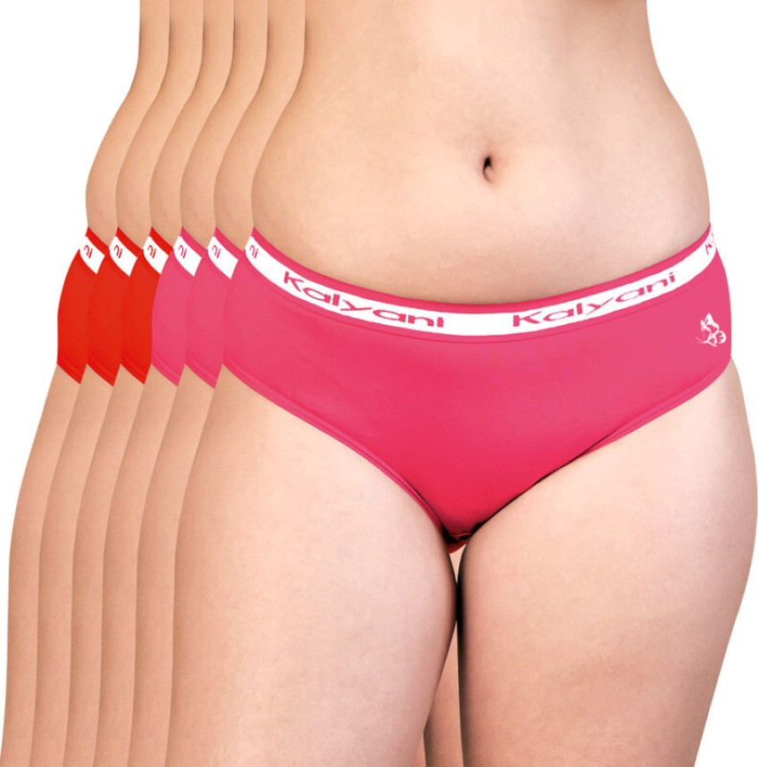 Buy kalyani Women Hipster Pink, Red Panty Online at Best Prices in India