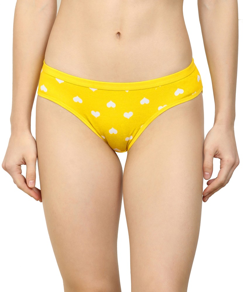 Cup's-In Women Hipster Yellow Panty - Buy Cup's-In Women Hipster