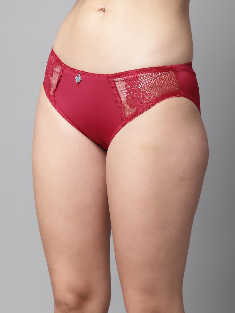 PrettyCat Women Hipster Red Panty