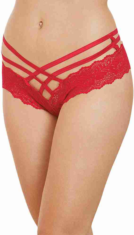 Nimra Fashion Women Thong Red Panty - Buy Nimra Fashion Women
